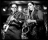 At the Funky Biscuit with the Marty Stokes Band, South Florida Blues Society Event.&nbsp;&nbsp;Photograph by J. Skolnick.