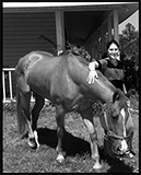 Horses are another love of Jennifer's.&nbsp;&nbsp;Photograph by Joan Torino.